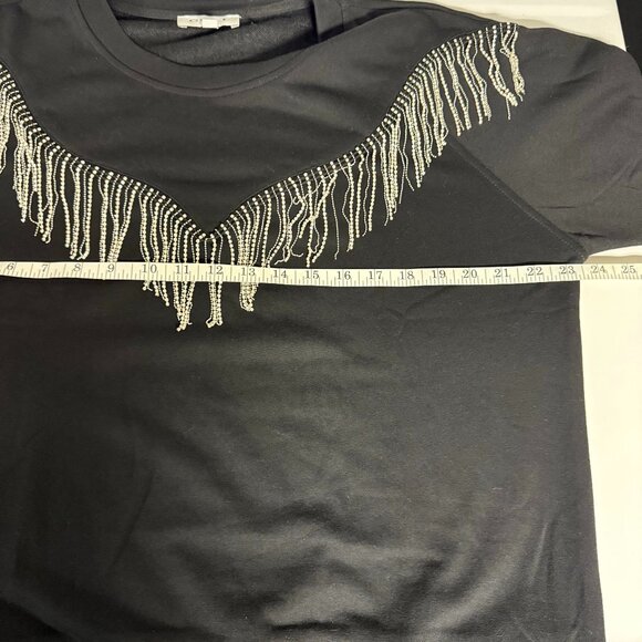 Gilli Rhinestone Tassel Sweatshirt - Picture 9 of 10